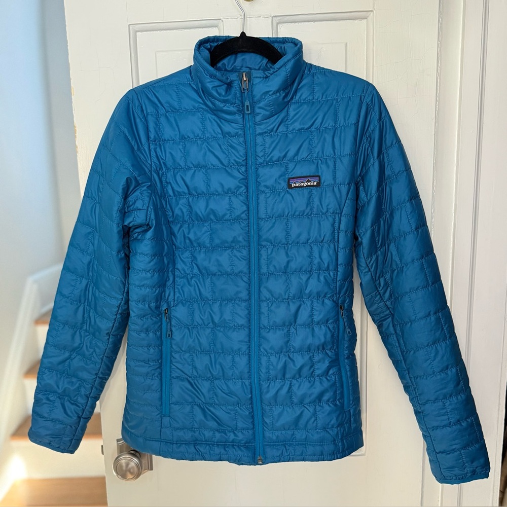 Patagonia Women's Nano Puff Jacket - Size S - Royal Blue